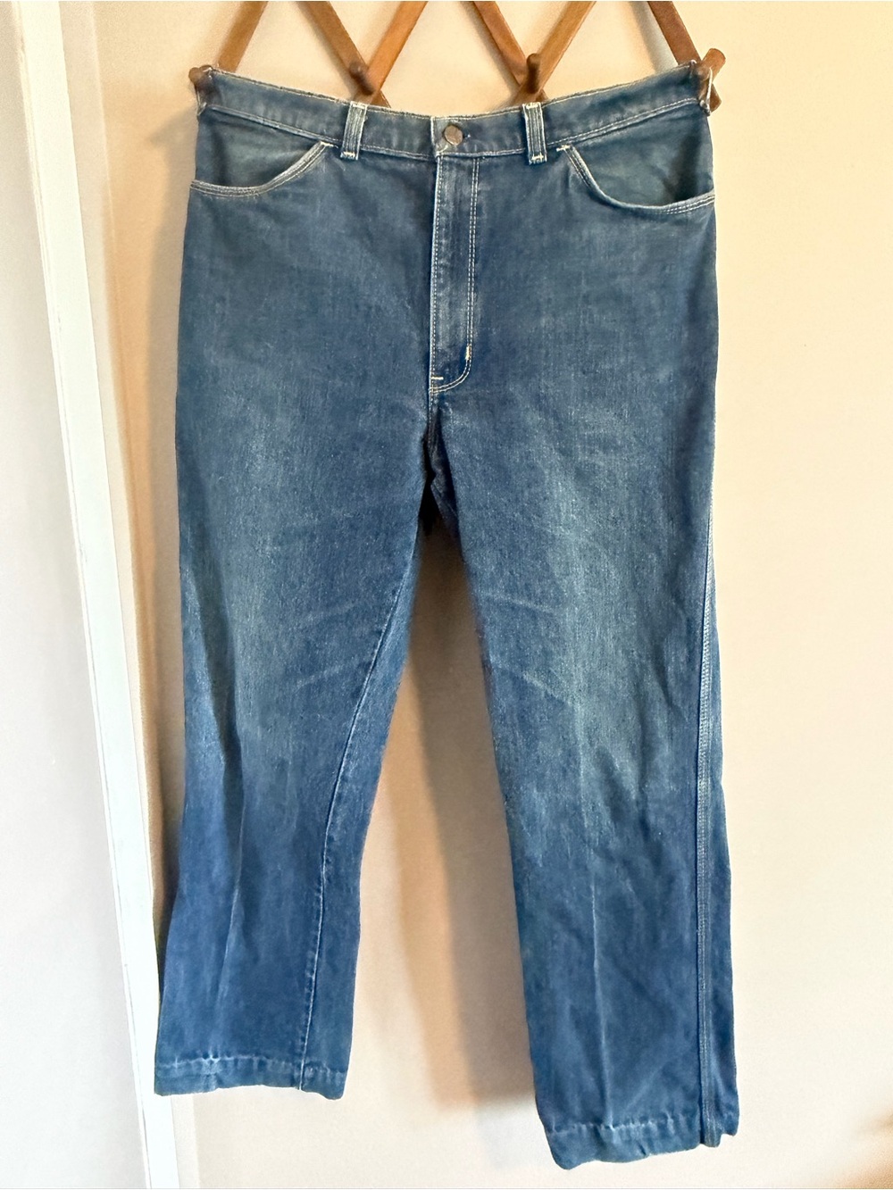 Vintage GWG Vintage Distressed Worker Jeans Blue Size 34